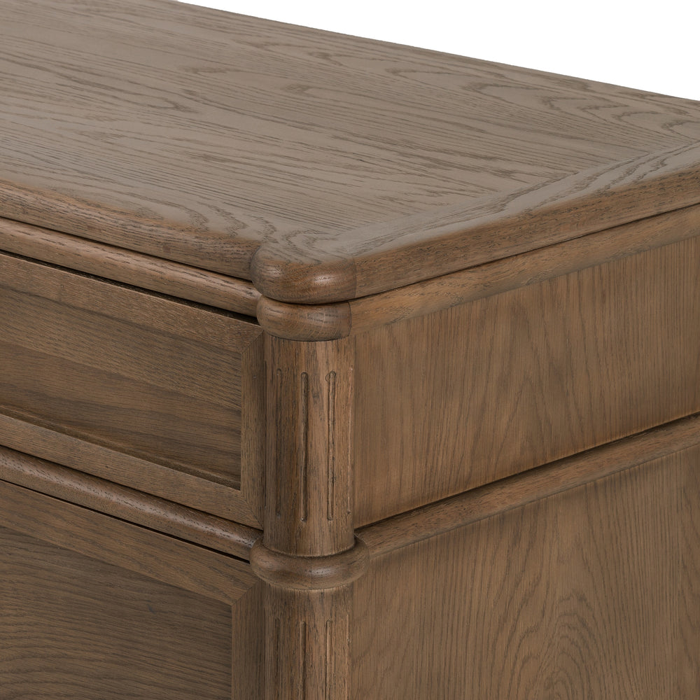 Toulouse 9 Drawer Dresser In Toasted Oak
