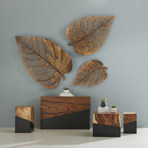 Birch Leaf Wall Art, Copper, Large