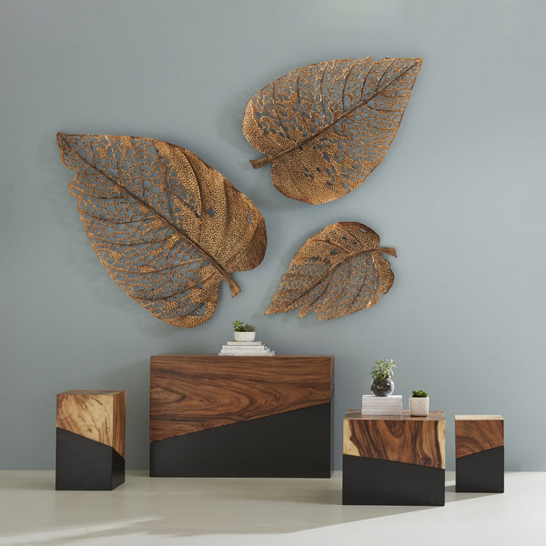 Birch Leaf Wall Art, Copper, Large