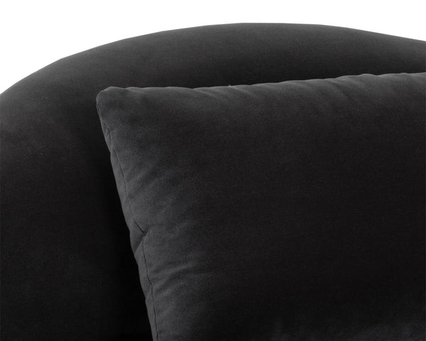 SORAYA SWIVEL ARMLESS CHAIR - SHADOW GREY