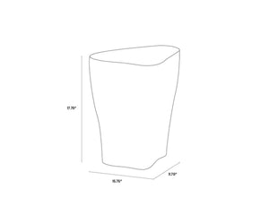 DALI END TABLE - SMALL - WHITE