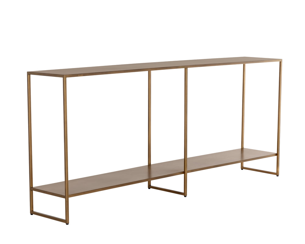 EIFFEL CONSOLE TABLE - ANTIQUE BRASS