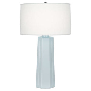 Baby Blue Mason Table Lamp