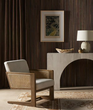 Fausto Console Table In Bleached Guanacaste