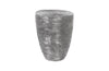 Ripple Side Table, Black/Silver, Aluminum