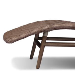 Portia Outdoor Chaise - Tanned Weave