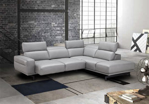 Rayan Light Grey Sectional in Right Facing