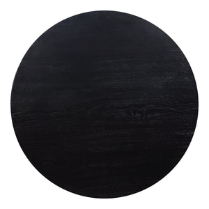 Moe's Godenza Round Dining Table Black Ash Wood