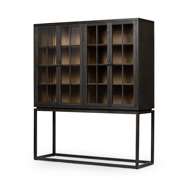 Palmer Cabinet in Charcoal Oak Veneer