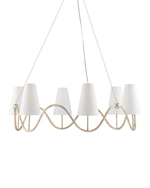 Kadir Chandelier In Silver Granello