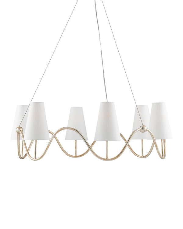 Kadir Chandelier In Silver Granello