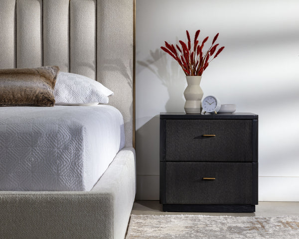 ETIENNE NIGHTSTAND - BLACK