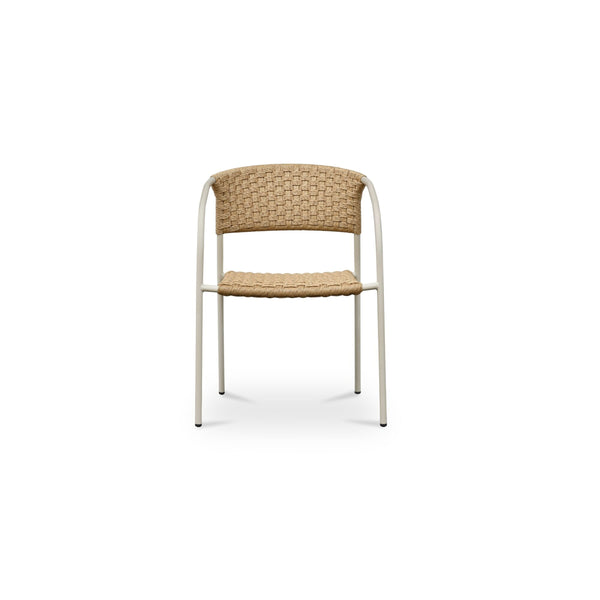 Moe's Zola Outdoor Dining Chair Set, Natural