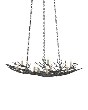 Rainforest Bronze Small Chandelier In Rustic Bronze