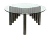 Organum Coffee Table, Gun Metal Finish