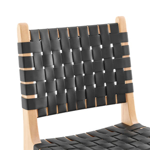 Marco PU Dining Side Chair, Black