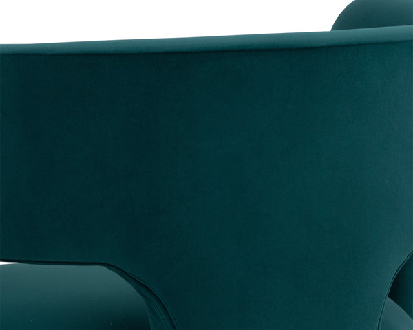 ISIDORE LOUNGE CHAIR - MEG TEAL