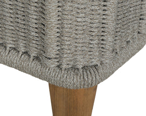 IBIZA ARMLESS CHAIR - NATURAL - STINSON WHITE