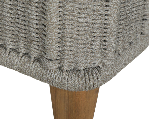 IBIZA ARMLESS CHAIR - NATURAL - STINSON WHITE