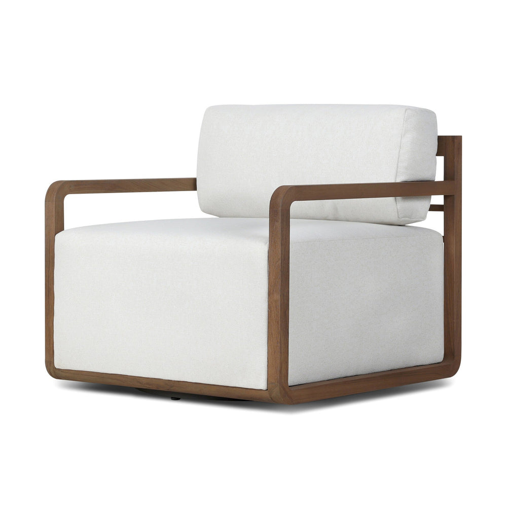 Stroud Outdoor Swivel Chair - Alessi Linen