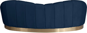 Jesse Sofa In Navy Velvet