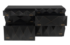Allegra Dresser, Hand Rubbed Black