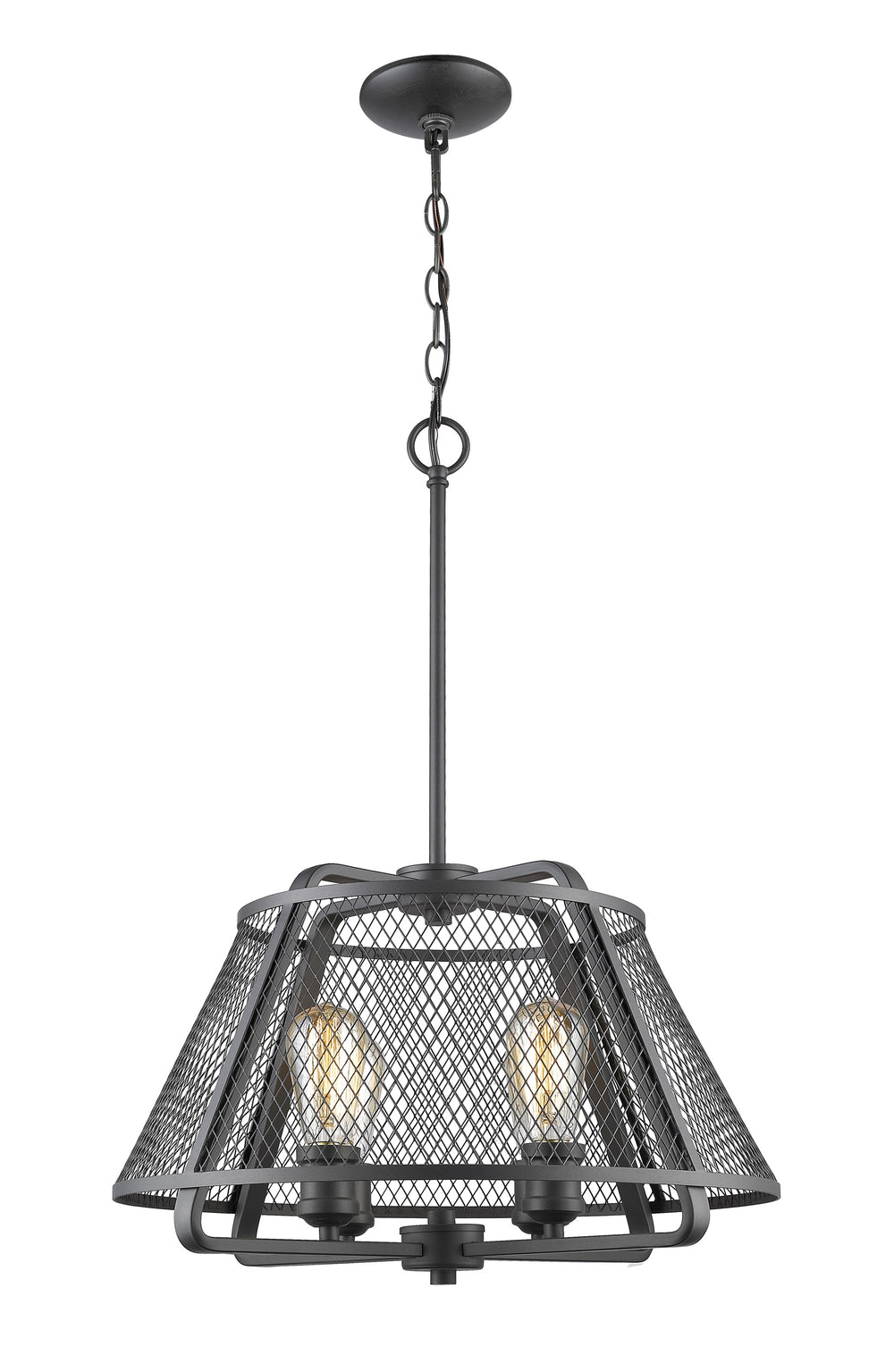 Iuka 4 Light Pendant in Bronze Finish