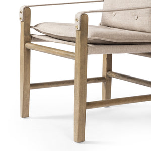 Lenz Dining Armchair In Alcala Taupe
