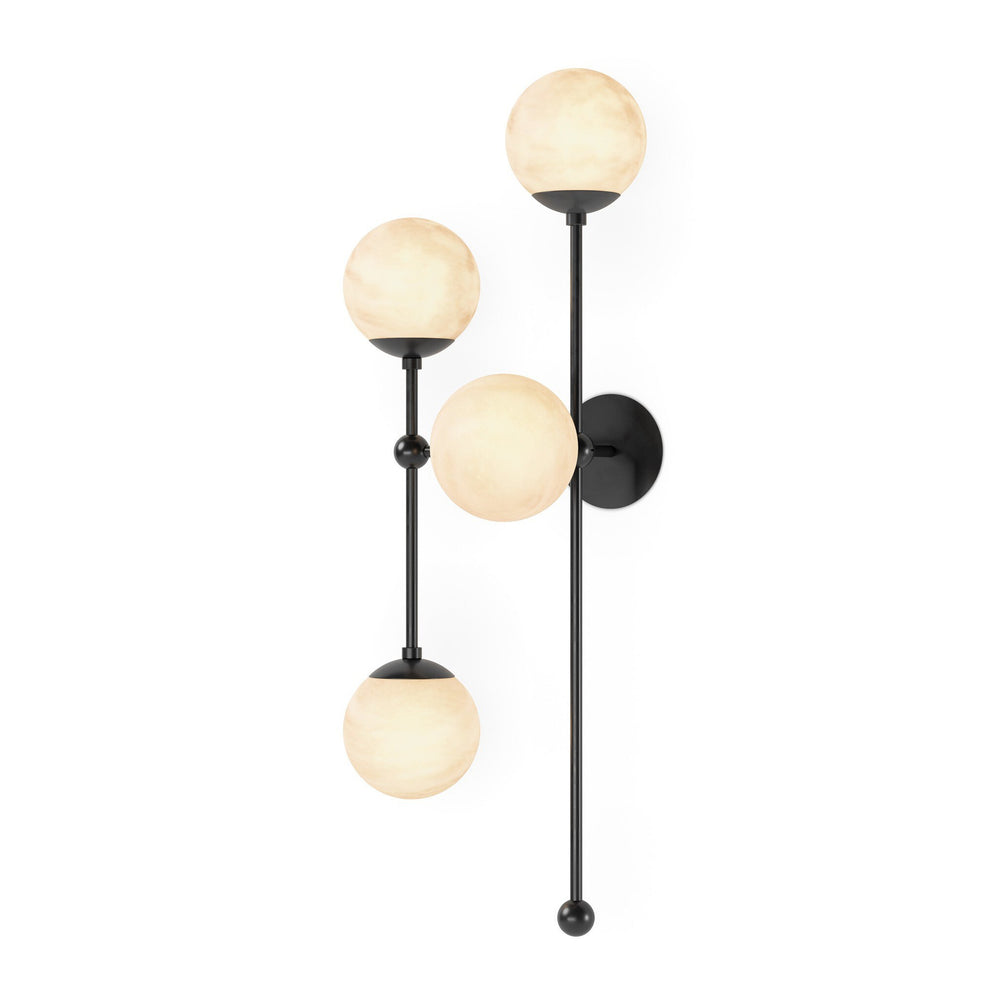 Armstrong 4 L Sconce - Black Gunmetal
