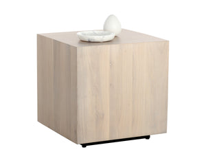 FREZCO SIDE TABLE - LIGHT OAK
