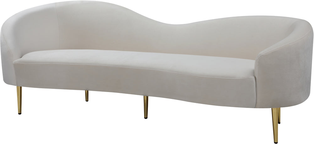Bradford Sofa In Cream Velvet