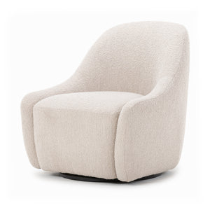 Levi Swivel Chair In Knoll Sand