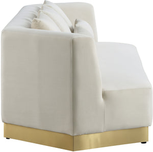 Dianna Sofa In Cream Velvet