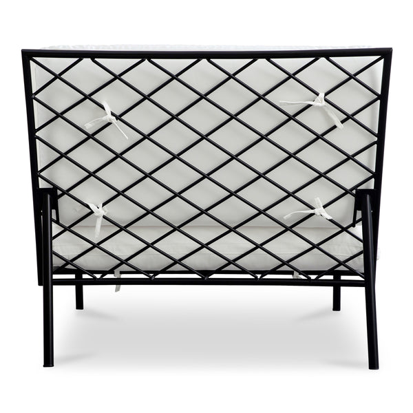 Moe's Salma Outdoor Accent Chair in White