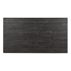Larson Solid Wood Coffee Table in Carbon Black