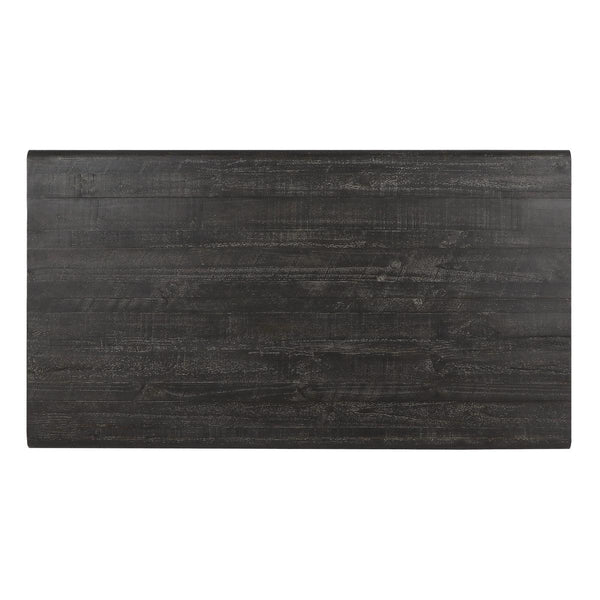 Larson Solid Wood Coffee Table in Carbon Black