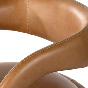 Hawkins Swivel Chair In Sonoma Butterscotch