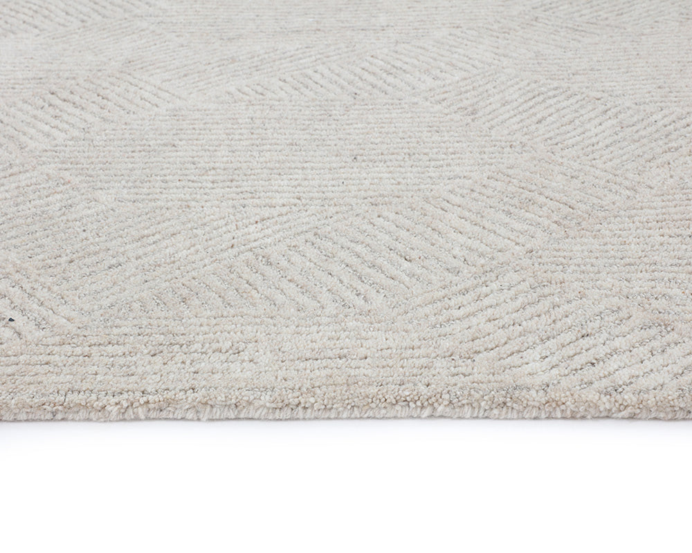 CALAIS HAND-TUFTED RUG - OATMEAL / GREY - 10' X 14'