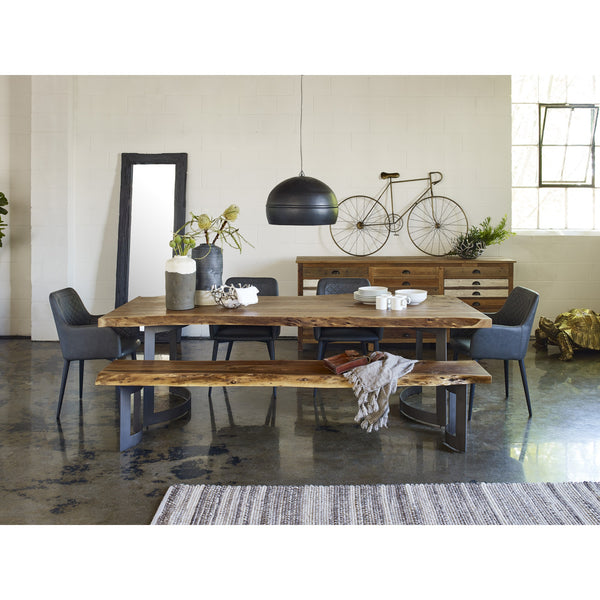 Moe's Bent Bench Large in Natural Acacia