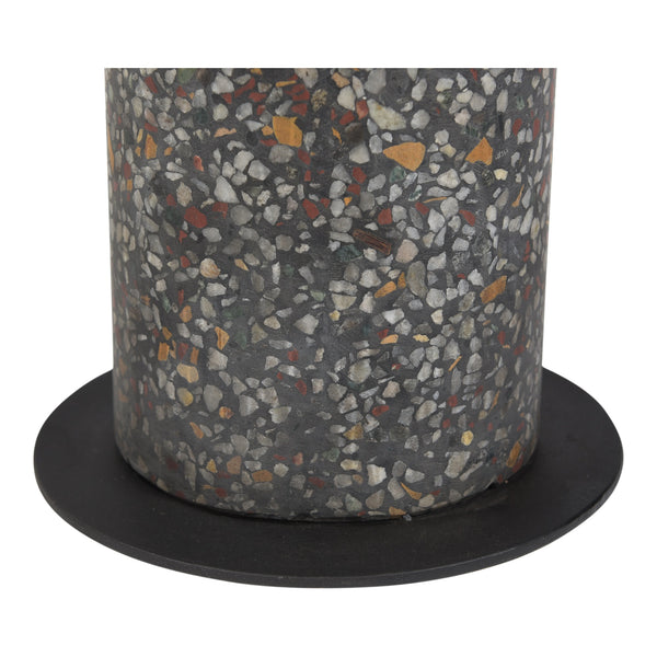 Moe's Lillith Accent Table Black Terrazzo Base