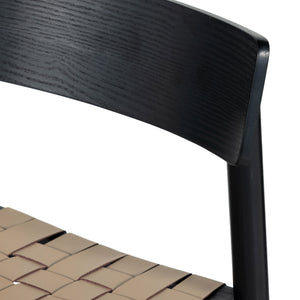 Heisler Stool In Almond Leathr Blnd In Counter