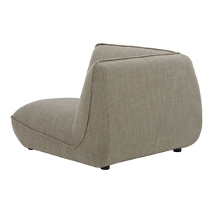 Zeppelin Corner Chair in Speckled Pumice Grey