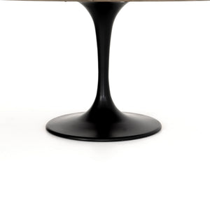 Powell Dining Table In 55" In White Marble