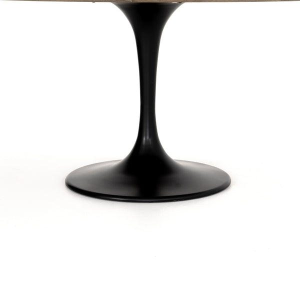 Powell Dining Table In 55" In White Marble