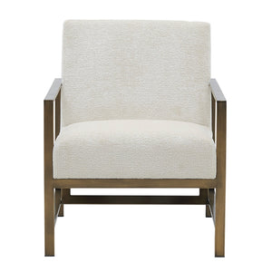 Francis Fabric Accent Arm Chair In Opus Cream