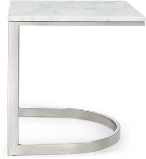 Alex End Table In Chrome