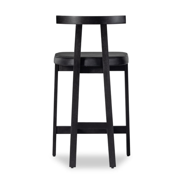 Tex Stool In Black Rosa Morada