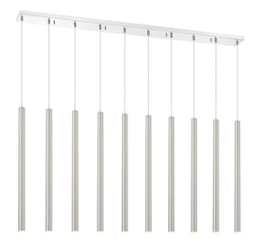 Forest 10 Light Island/Billiard in Chrome Finish