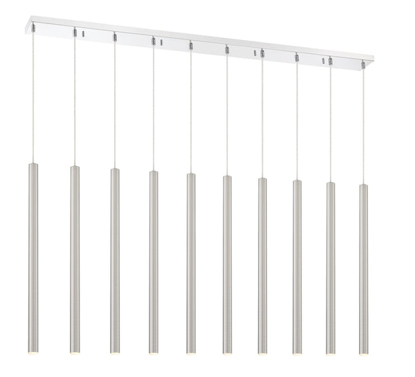 Forest 10 Light Island/Billiard in Chrome Finish