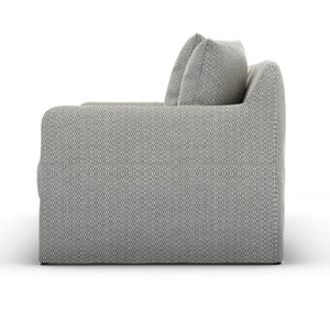 Dade Outdoor Sofa In 90" In Faye Ash